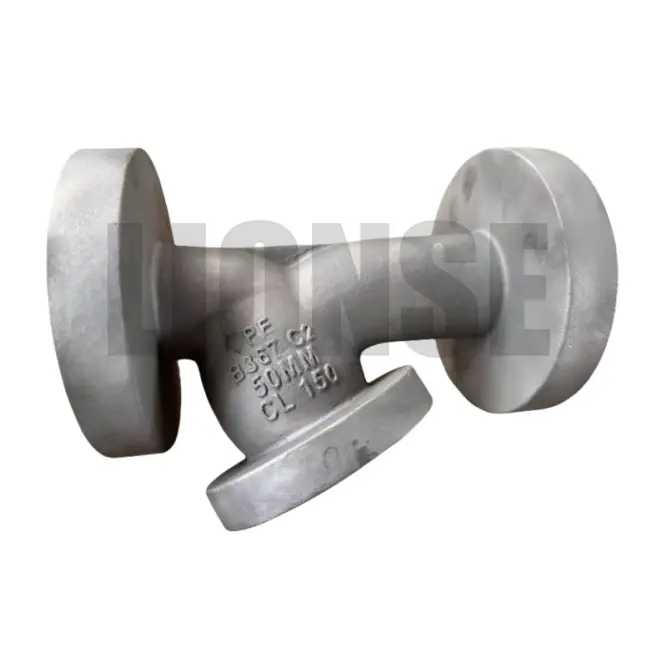Titanium alumn Cast TEE Zakrzywione okucia rurowe